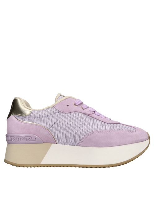 Sneakers in multimateriale LIU JO | DREAMY 02 COW SUEDELILLA-PLATINO
